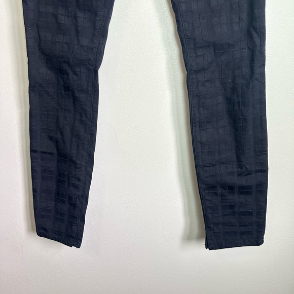 Diesel Size 24 Black Plaid Skinny Jeans - Picture 3 of 10